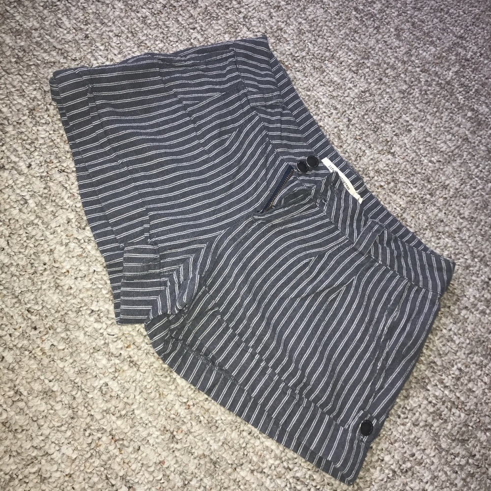 Pin stripe shorts